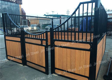 China Luxury Horse Equipment Stable Box Front Portable Panels Stall with bamboo wood
