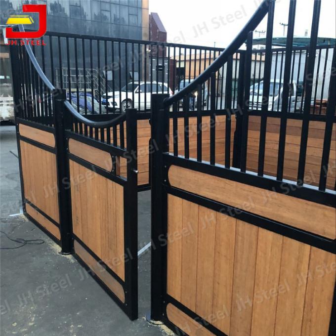 Horse Stable Front Panel with Plastic kick Panels Horse Stall